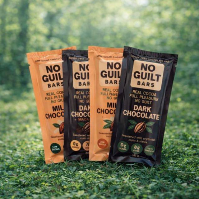 No Guilt Bars chocolate bars